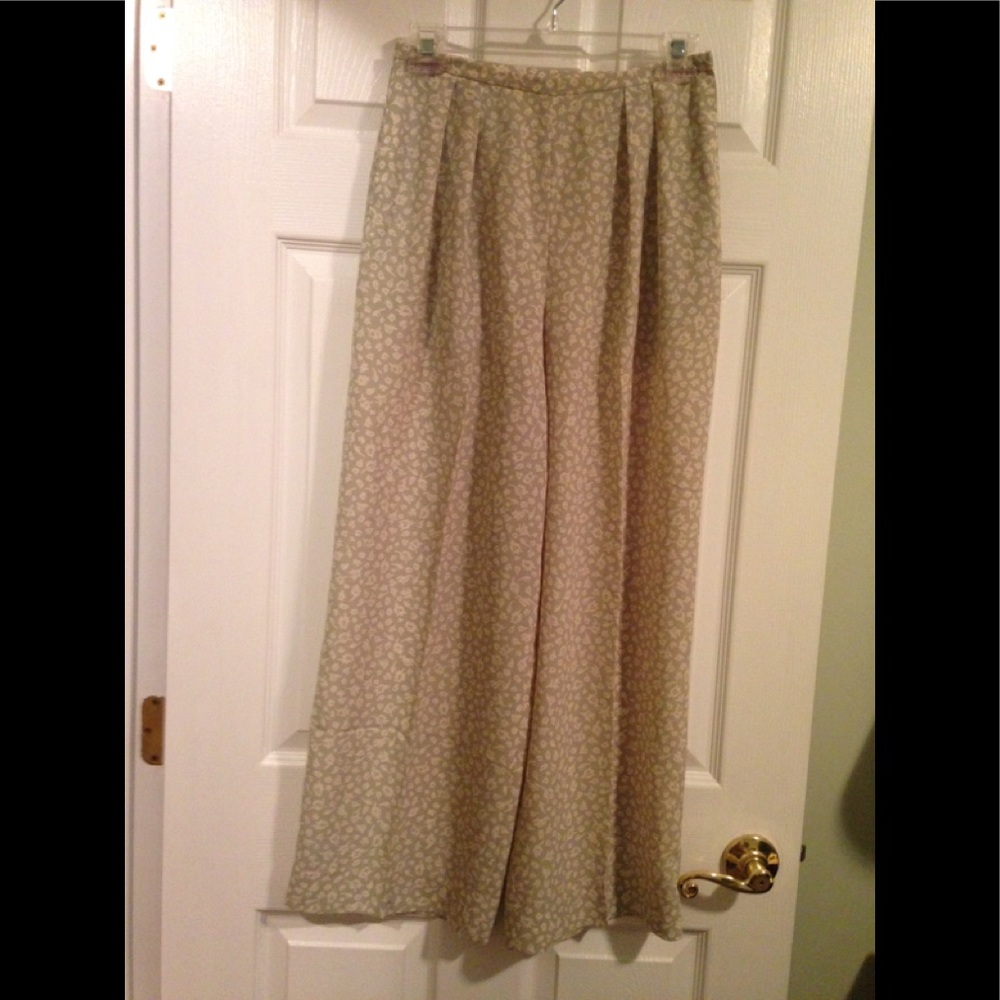 Pastel Green Palazzo Pants 